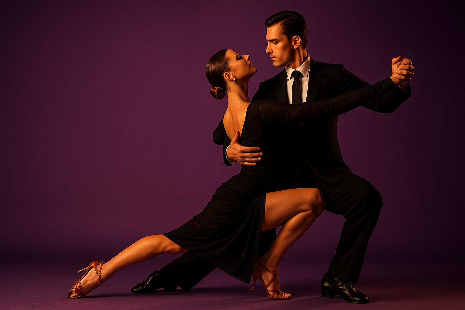 Sfeervolle achtergrond van dansschoenen